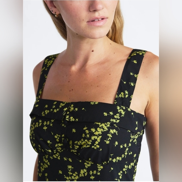 Scoop Womens Foldover Square Neck Midi - Picture 1 of 6